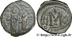 HÉRACLIUS et HÉRACLIUS CONSTANTIN Follis surfrappé TTB