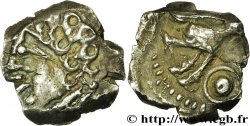 GALLIA - SUDOESTE DE LA GALLIA - RUTENI (Región de Rodez) Drachme “au sanglier”, à la grosse tête torsadée