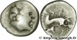 GALLIA SUDOVESTE DELLA GALLIA - PETROCORII (Regione di Perigueux) Drachme au sanglier, tête à droite / sanglier à gauche