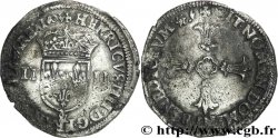HENRY IV Quart d écu, écu de face, 2e type 1603 Aix-en-Provence