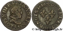 LOUIS XIII  Double tournois, type 3 de Paris 1626 Paris