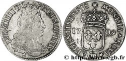 LOUIS XIV &nbsp;THE SUN KING&nbsp; Quarante-quatre sols de Strasbourg 1709 Strasbourg