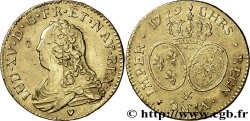 LOUIS XV DIT LE BIEN AIMÉ Louis d or aux écus ovales, buste habillé 1729 Aix-en-Provence