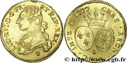 LOUIS XVI Double louis d’or aux écus ovales 1777 Limoges