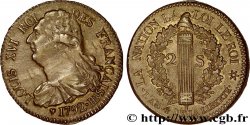 LOUIS XVI (MONARQUE CONSTITUTIONNEL)  2 sols dit &nbsp;au faisceau&nbsp;, type FRANÇAIS 1792 Strasbourg