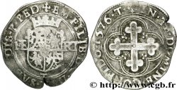 SAVOIE - DUCHÉ DE SAVOIE - EMMANUEL-PHILIBERT DIT  TÊTE DE FER  Blanc de 4 sols, 1er type (bianco, o da 4 soldi di I tipo) TB+