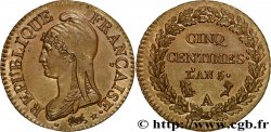Cinq centimes Dupré, grand module 1797 Paris F.115/1 SUP 