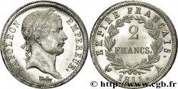 2 francs Napoléon Ier tête laurée, Empire français 1811 Paris F.255/24