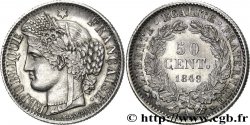 50 centimes Cérès Deuxième République 1849 Paris F.184/1
