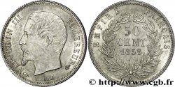 50 centimes Napoléon III, tête nue 1858 Paris F.187/9