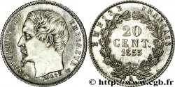 20 centimes Napoléon III, grosse tête 1853 Paris F.147/1