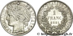 1 franc Cérès Troisième République 1881 Paris F.216/8