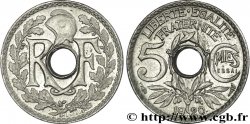 Essai-piéfort de 5 centimes Lindauer en cupro-nickel 1920 Paris F.122/1P