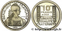 Préparation de la 10 francs Pétain, moyen module, listel large, 26 mm, 7 g - Essai n.d. Paris Maz.2606 e