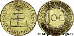 ALLEMAGNE - CASINO DE BADEN-BADEN Jeton de 100 marks 1950  SPL 