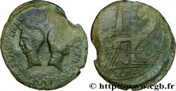 LUGDUNUM - LYONS - IULIUS CAESAR und OCTAVIANUS Dupondius “COPIA”, (GB, Æ 32)