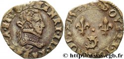 HENRI III Double tournois, 2e type du Dauphiné 1589 Grenoble