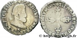 HENRY IV Demi-franc, 2e type d Angers et Tours 1604 Angers