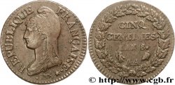 Cinq centimes Dupré, grand module 1800 Metz F.115/106