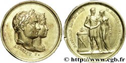 PREMIER EMPIRE Médaille OR 15, Mariage de Napoléon Ier et de Marie-Louise
