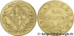 20 pesetas or 1812 Barcelone VG.2085 