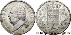 5 francs Louis XVIII, tête nue 1824 Bordeaux F.309/93