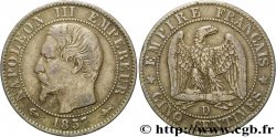 Cinq centimes Napoléon III, tête nue 1857 Lyon F.116/40 XF 