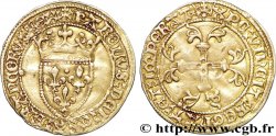 CHARLES VII  THE WELL SERVED  Demi-écu d or à la couronne ou demi-écu neuf 20/01/1447 Paris