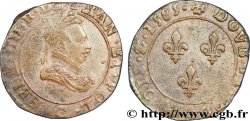 HENRI III Double tournois, type de Saint-Lô 1585 Saint-Lô