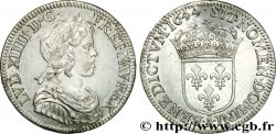 LOUIS XIV &nbsp;THE SUN KING&nbsp; Quart d&nbsp;écu à la mèche courte 1644 Paris, Monnaie du Louvre