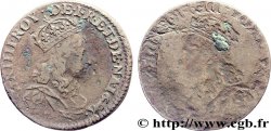 LOUIS XIV LE GRAND OU LE ROI SOLEIL Liard de cuivre, 2e type, incus 165[...] 