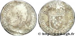 LOUIS XIV LE GRAND OU LE ROI SOLEIL Douzième d&nbsp;écu à la mèche longue 1650 Angers