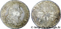 LOUIS XIV LE GRAND OU LE ROI SOLEIL Écu aux huit L, 1er type 1691 Metz TTB