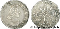 LOUIS XIV &nbsp;THE SUN KING&nbsp; Douzième d&nbsp;écu aux huit L, 2e type 1704 Dijon
