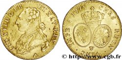 LOUIS XVI Double louis d’or aux écus ovales 1775 Lille AU/AU