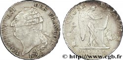 LOUIS XVI Écu dit &nbsp;au génie&nbsp;, type FRANÇOIS 1792 Toulouse
