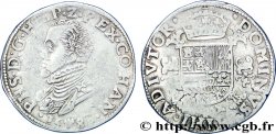 PAYS-BAS ESPAGNOLS - COMTÉ DE HAINAUT - PHILIPPE II D ESPAGNE Demi-écu philippe ou demi-daldre philippus 158[?] Mons TB+