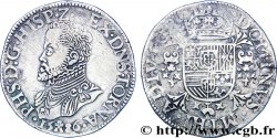 PAYS-BAS ESPAGNOLS - TOURNAI - PHILIPPE II D ESPAGNE Écu philippe ou daldre philippus 1586 Tournai