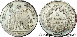 5 francs Union et Force, Union serré, seulement gland extérieur 1799 Paris F.288/98