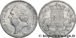 5 francs Louis XVIII, tête nue, frappe médaille 1821 Paris F.309/60