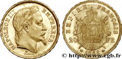 20 francs or Napoléon III, tête laurée 1868 Strasbourg F.532/19