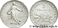 Essai-piéfort argent de 2 francs Semeuse 1927 Paris Maz.2572 