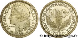 50 centimes, Togo, Territoires sous mandat français - Pré-série de Morlon poids lourd, 2,5 grammes 1925 Paris Lec.8 