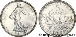 Pré-série de 5 francs Semeuse, nickel en cupro-nickel argenté 1968 Paris F.340/12 var.