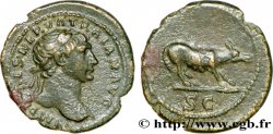 TRAJAN Quadrans, (PB, Æ 18)