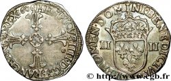 HENRI IV LE GRAND Quart d&nbsp;écu, croix feuillue de face 1606 Rennes