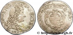 ITALY - MODENA - LOUIS XIV  THE SUN KING  Pièce de trois sols, double georgin ou demi-livre de Modène 1704 Modène