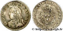 LOUIS XV THE BELOVED Vingtième d’écu aux branches d’olivier, buste habillé 1732 Strasbourg