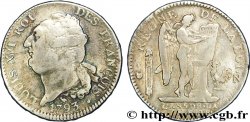 LOUIS XVI (MONARQUE CONSTITUTIONNEL)  Écu dit &nbsp;au génie&nbsp;, légende FRANÇOIS 1793 Montpellier