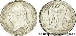 LOUIS XVI (MONARQUE CONSTITUTIONNEL)  15 sols dit &nbsp;au génie&nbsp;, type FRANCOIS 1791 Limoges